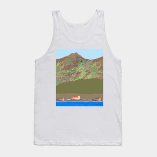 Blue Sky Lake Tank Top